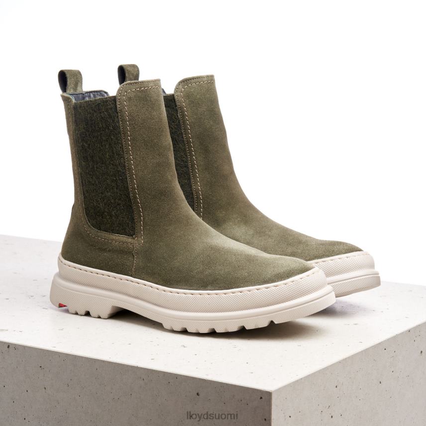 kenkiä LLOYD karkeat nahkaiset nilkkurit vihreä naiset 2N8DX926