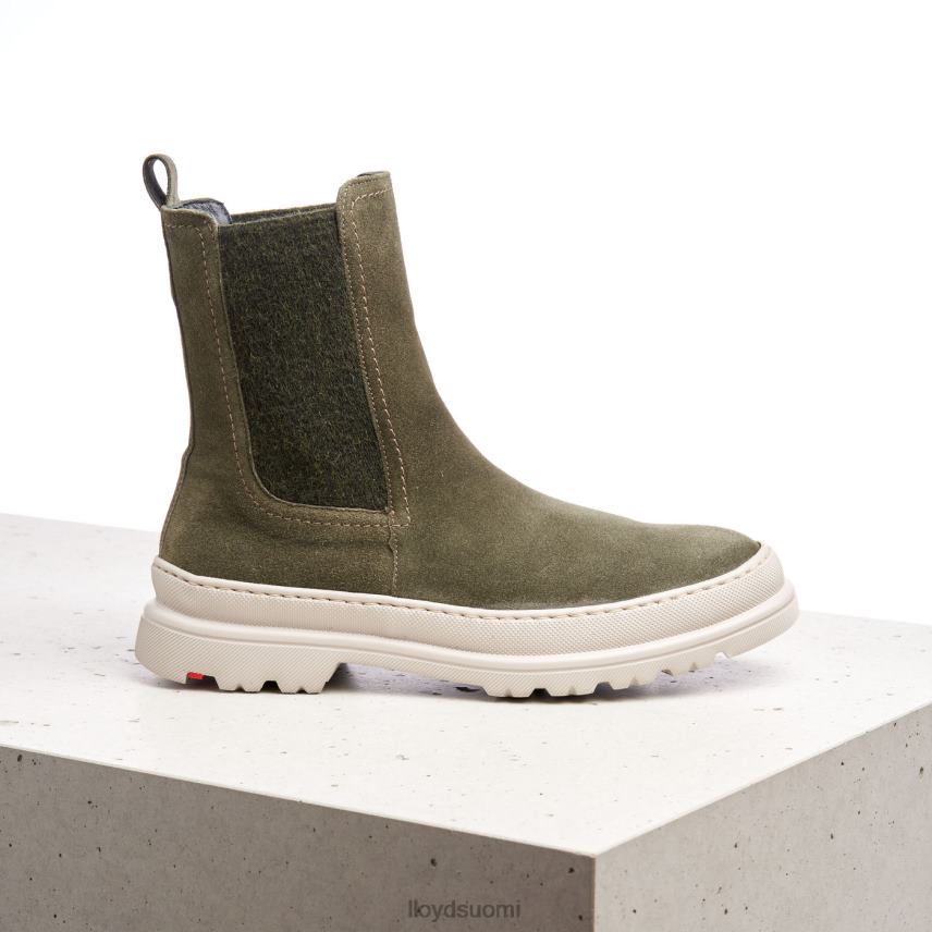 kenkiä LLOYD karkeat nahkaiset nilkkurit vihreä naiset 2N8DX926