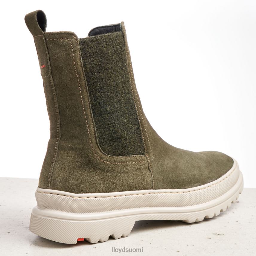 kenkiä LLOYD karkeat nahkaiset nilkkurit vihreä naiset 2N8DX926