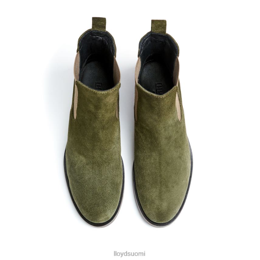 kenkiä LLOYD karkeat nahkaiset nilkkurit vihreä naiset 2N8DX935