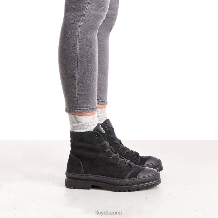 kenkiä LLOYD kevyet nahkaiset nilkkurit musta naiset 2N8DX927