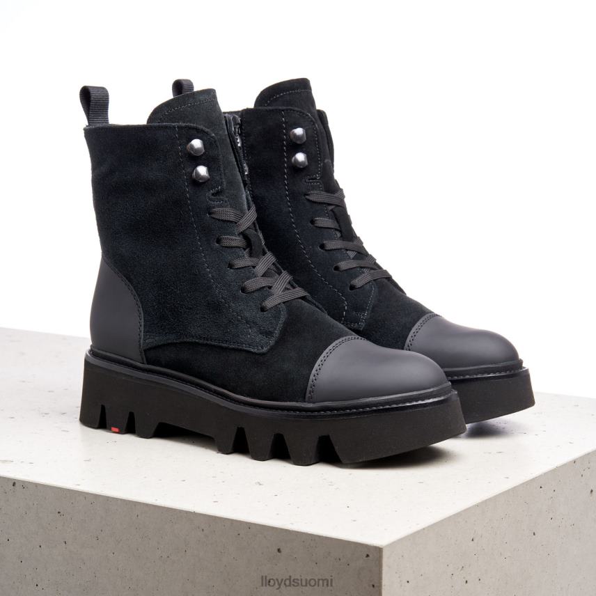 kenkiä LLOYD kevyet nahkaiset nilkkurit musta naiset 2N8DX947
