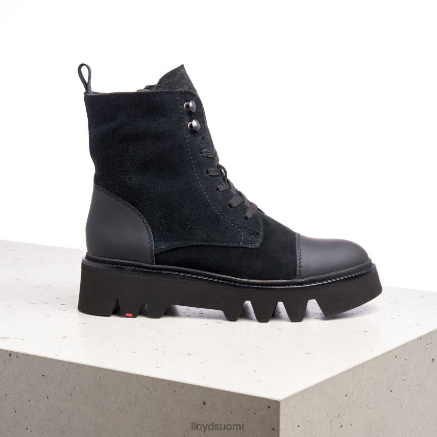 kenkiä LLOYD kevyet nahkaiset nilkkurit musta naiset 2N8DX947