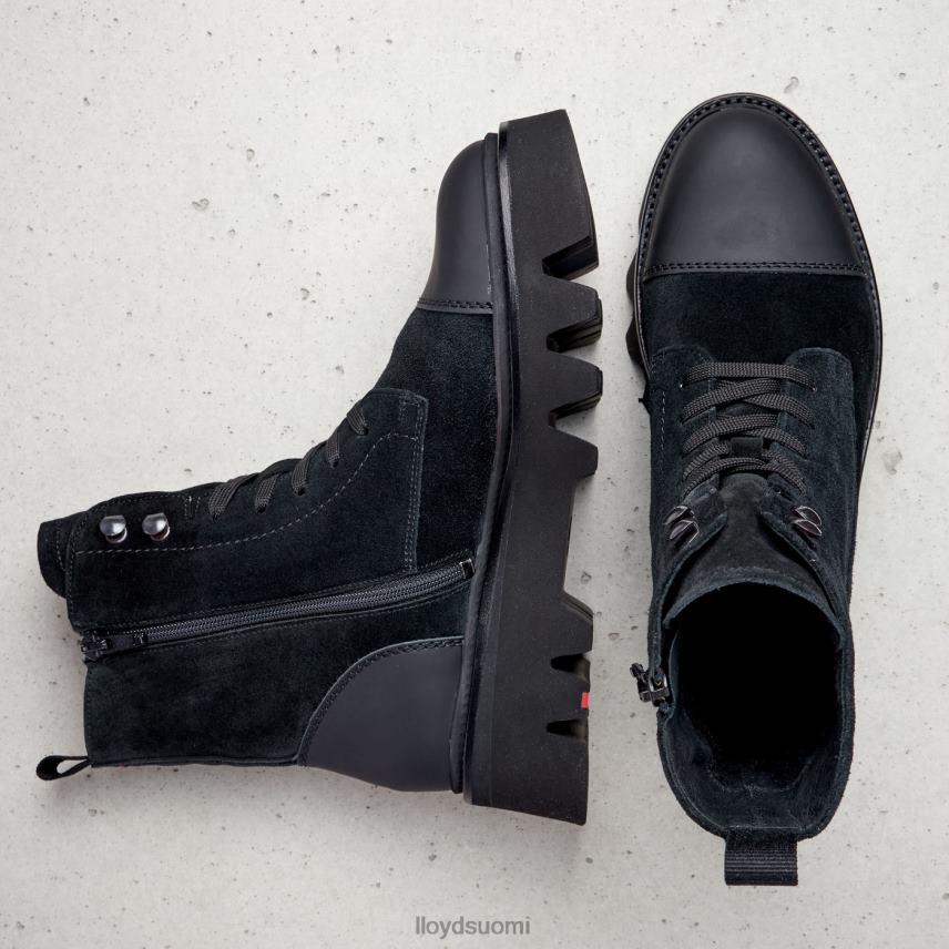 kenkiä LLOYD kevyet nahkaiset nilkkurit musta naiset 2N8DX947