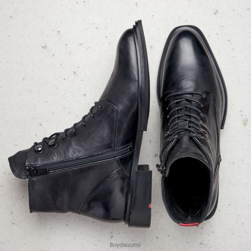 kenkiä LLOYD lampaannahkaiset nilkkurit musta naiset 2N8DX1001