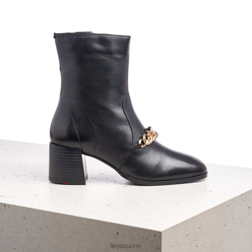 kenkiä LLOYD nahkaiset nilkkurit musta naiset 2N8DX878