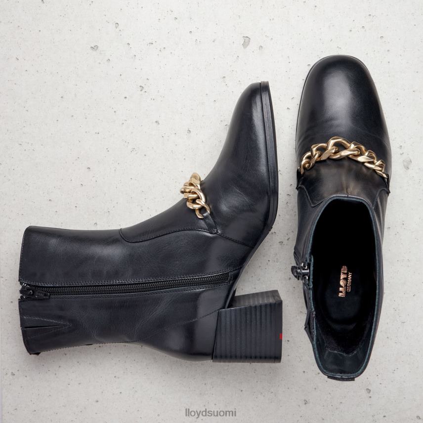 kenkiä LLOYD nahkaiset nilkkurit musta naiset 2N8DX878