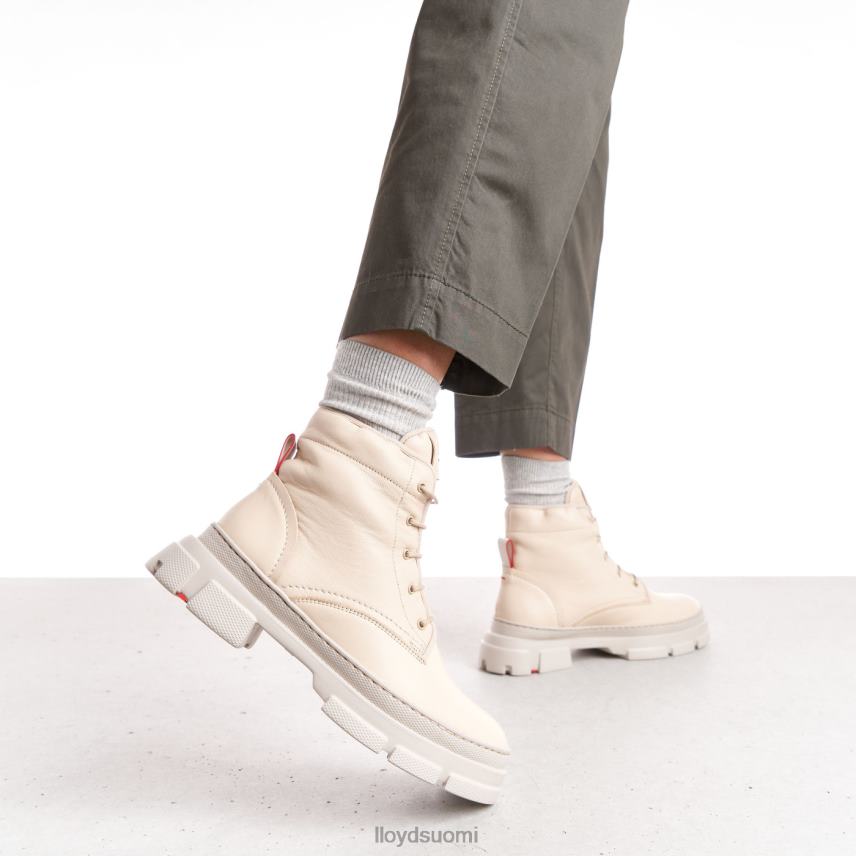 kenkiä LLOYD sileät nahkaiset nilkkurit beige naiset 2N8DX937