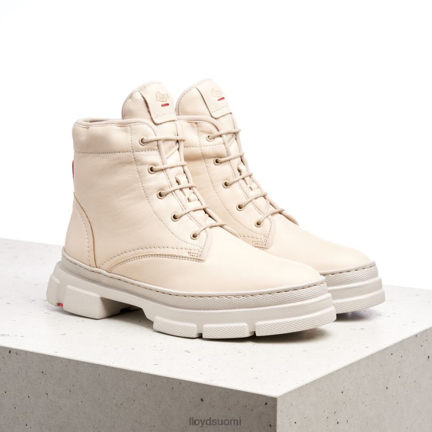 kenkiä LLOYD sileät nahkaiset nilkkurit beige naiset 2N8DX937