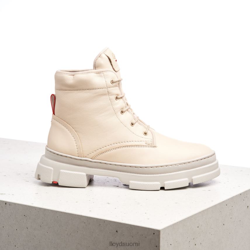 kenkiä LLOYD sileät nahkaiset nilkkurit beige naiset 2N8DX937