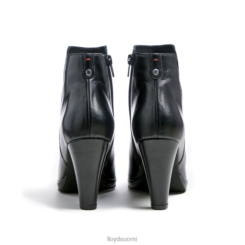 kenkiä LLOYD sileät nahkaiset nilkkurit musta naiset 2N8DX920