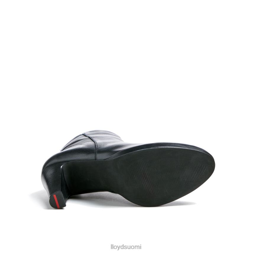 kenkiä LLOYD sileät nahkaiset nilkkurit musta naiset 2N8DX920