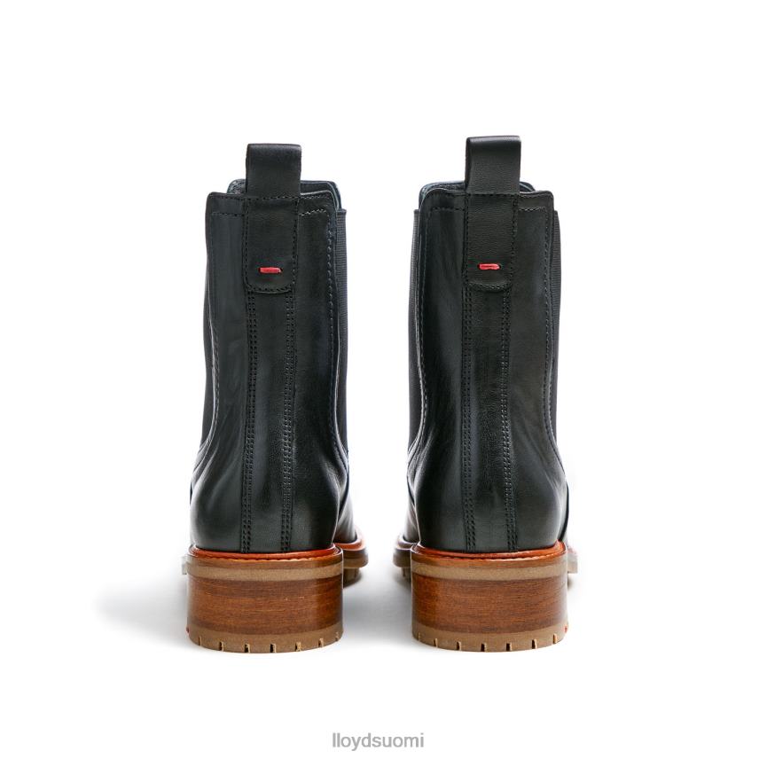 kenkiä LLOYD sileät nahkaiset nilkkurit musta naiset 2N8DX923