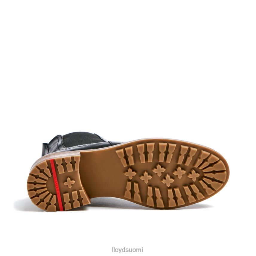 kenkiä LLOYD sileät nahkaiset nilkkurit musta naiset 2N8DX923