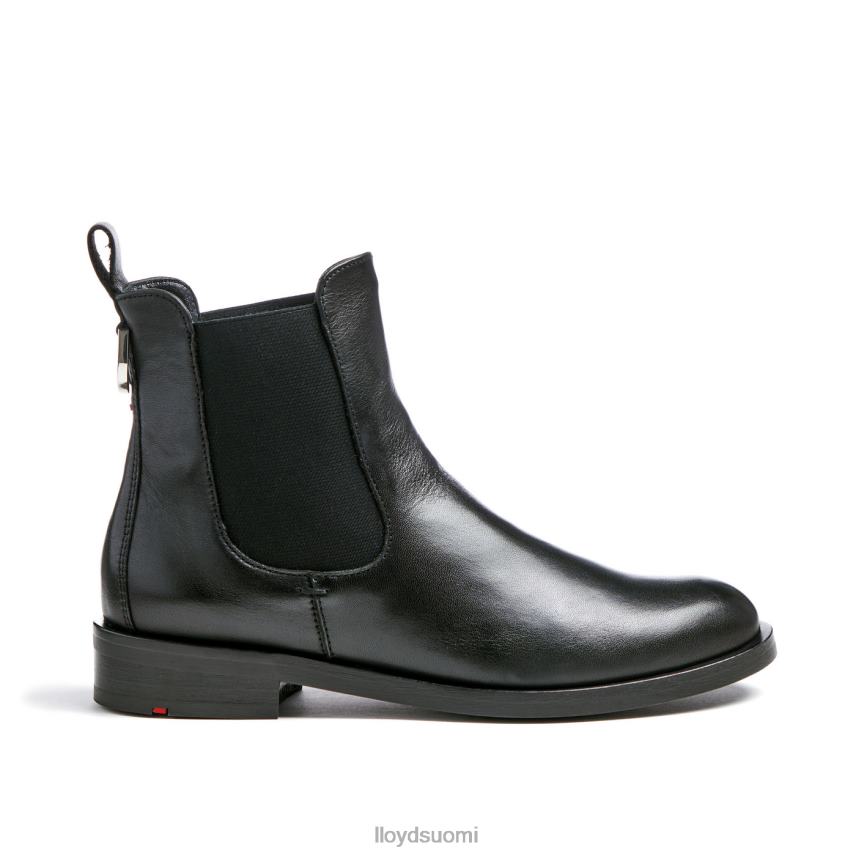 kenkiä LLOYD sileät nahkaiset nilkkurit musta naiset 2N8DX932