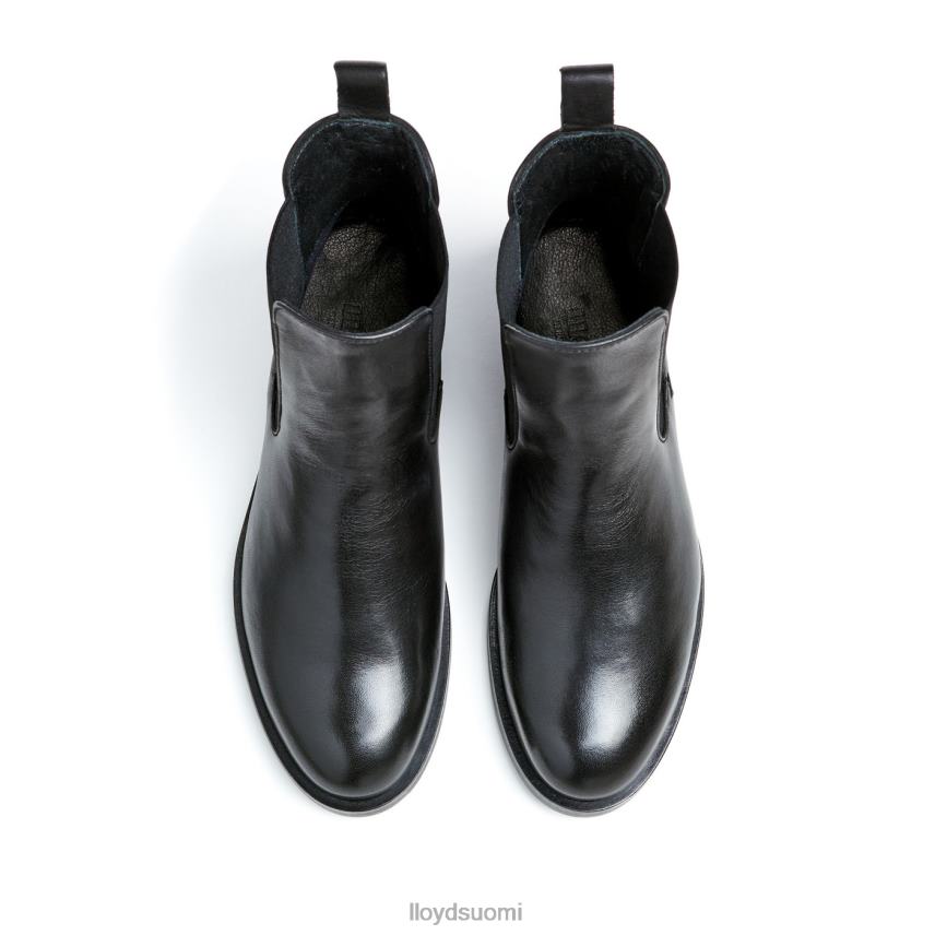 kenkiä LLOYD sileät nahkaiset nilkkurit musta naiset 2N8DX932