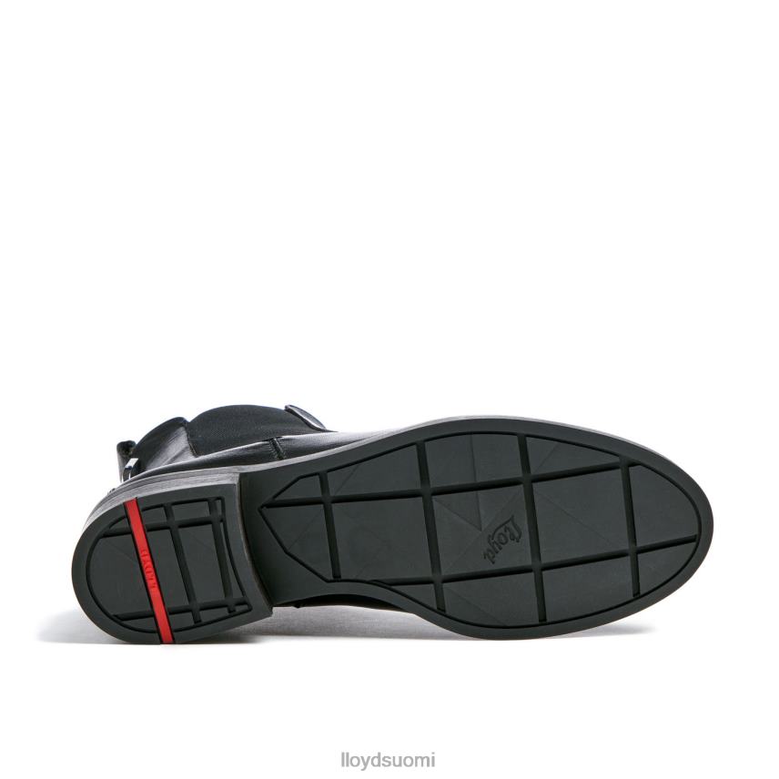 kenkiä LLOYD sileät nahkaiset nilkkurit musta naiset 2N8DX932