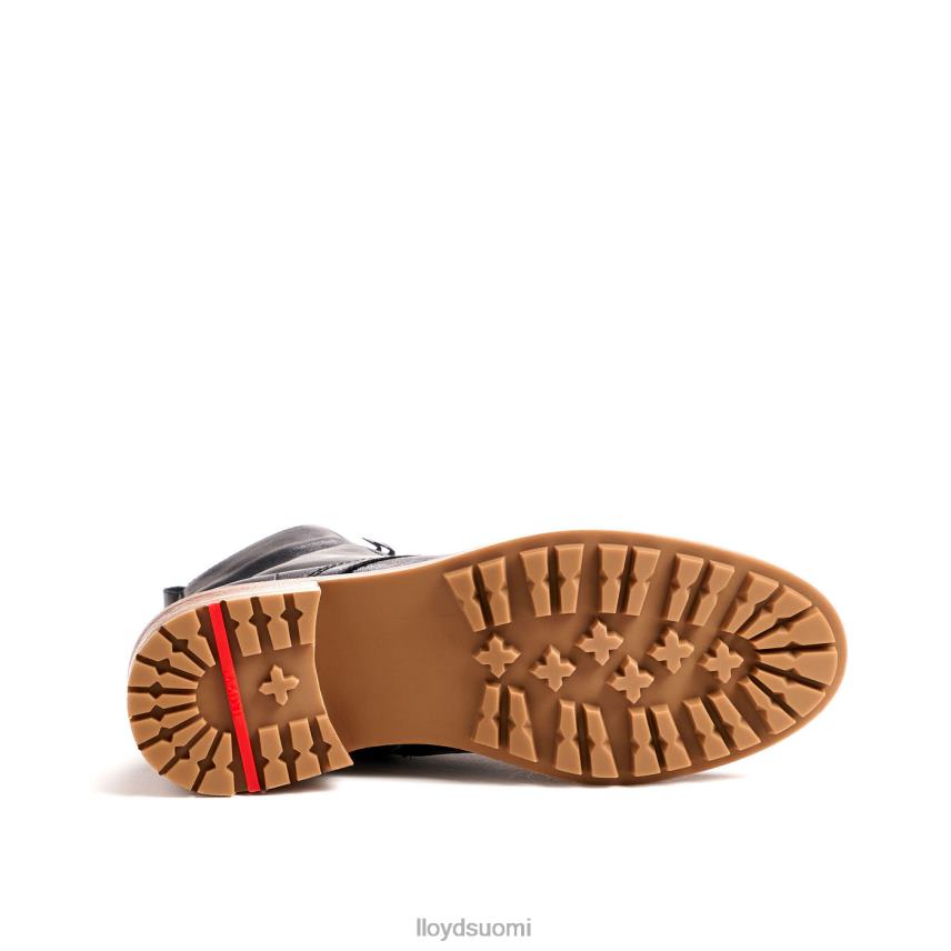 kenkiä LLOYD sileät nahkaiset nilkkurit musta naiset 2N8DX940