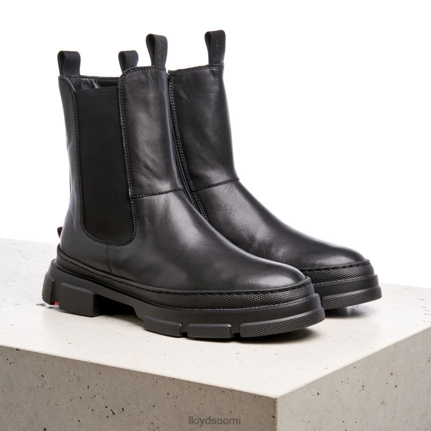 kenkiä LLOYD sileät nahkaiset nilkkurit musta naiset 2N8DX954