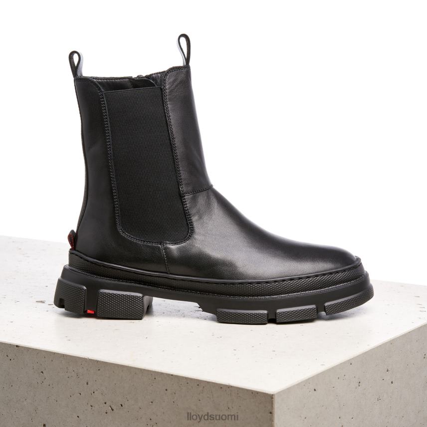 kenkiä LLOYD sileät nahkaiset nilkkurit musta naiset 2N8DX954