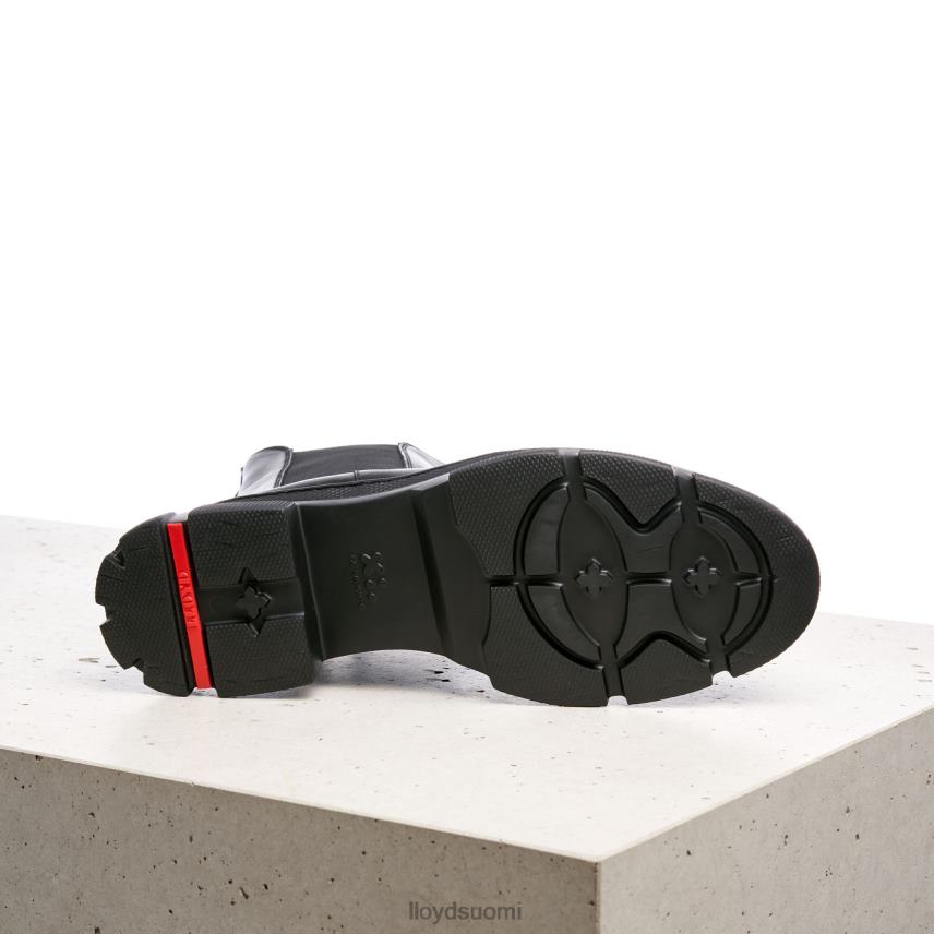 kenkiä LLOYD sileät nahkaiset nilkkurit musta naiset 2N8DX954