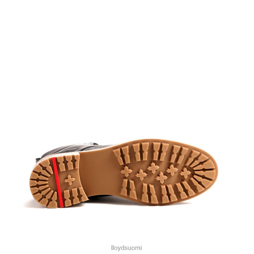 kenkiä LLOYD sileät nahkaiset nilkkurit musta naiset 2N8DX979