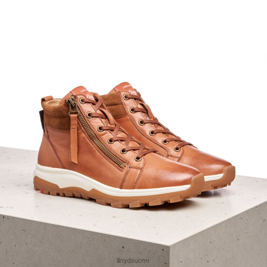 kenkiä LLOYD sileät nahkaiset nilkkurit ruskea naiset 2N8DX866