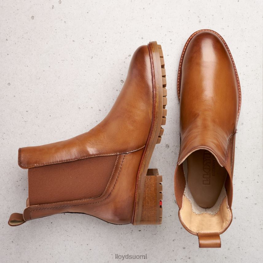 kenkiä LLOYD sileät nahkaiset nilkkurit ruskea naiset 2N8DX964