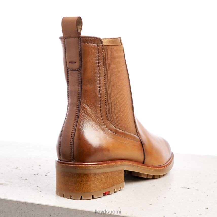 kenkiä LLOYD sileät nahkaiset nilkkurit ruskea naiset 2N8DX964