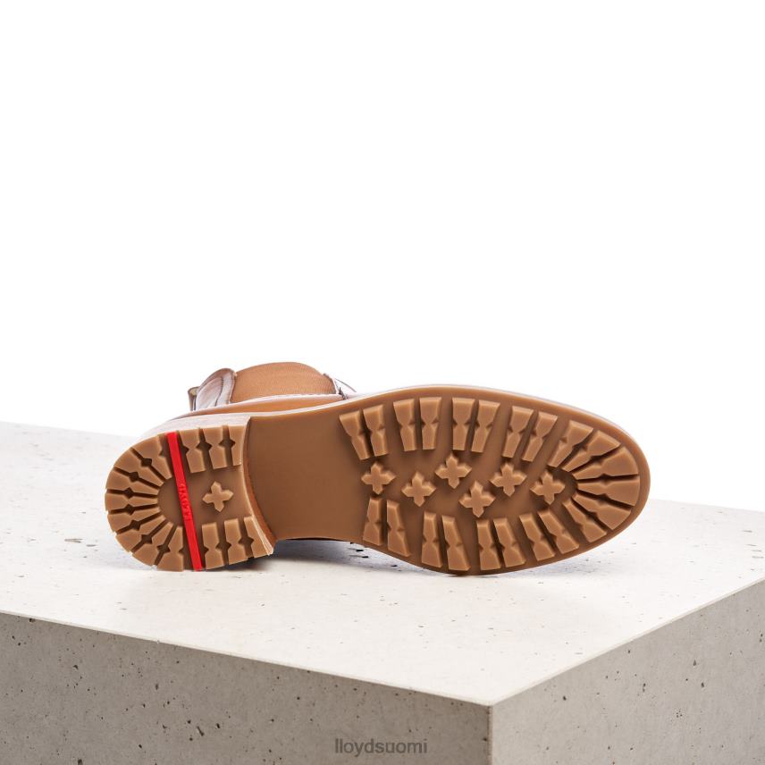 kenkiä LLOYD sileät nahkaiset nilkkurit ruskea naiset 2N8DX964