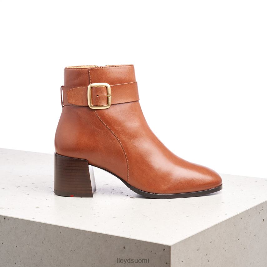 kenkiä LLOYD sileät nahkaiset nilkkurit ruskea naiset 2N8DX968
