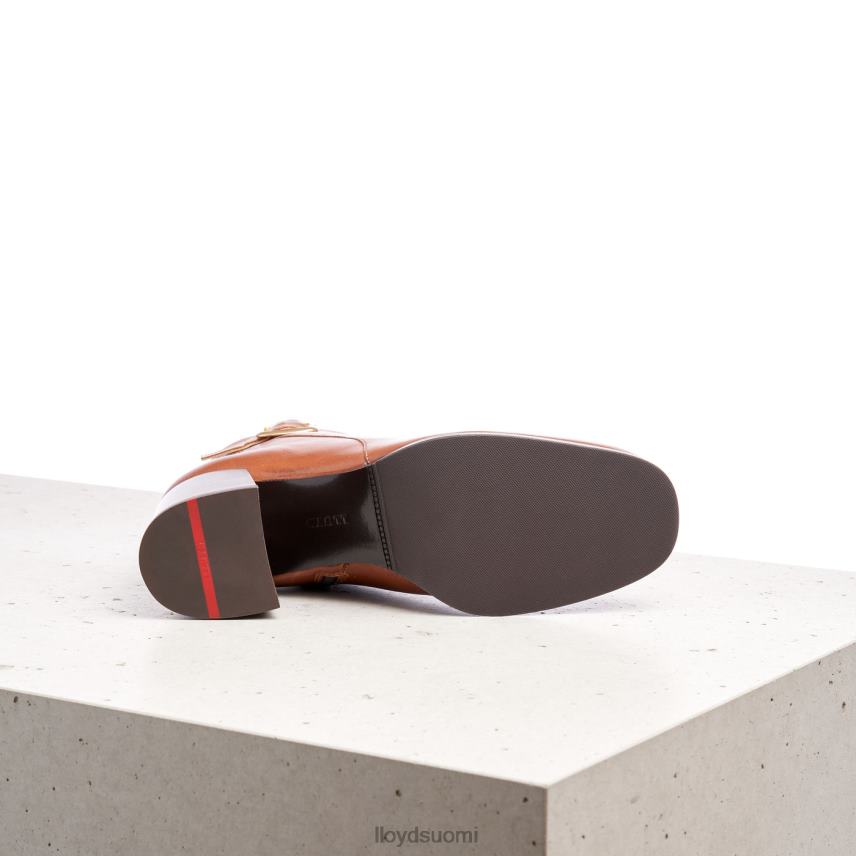 kenkiä LLOYD sileät nahkaiset nilkkurit ruskea naiset 2N8DX968