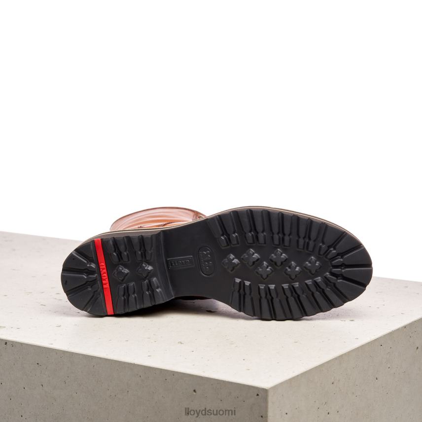 kenkiä LLOYD sileät nahkaiset nilkkurit ruskea naiset 2N8DX970