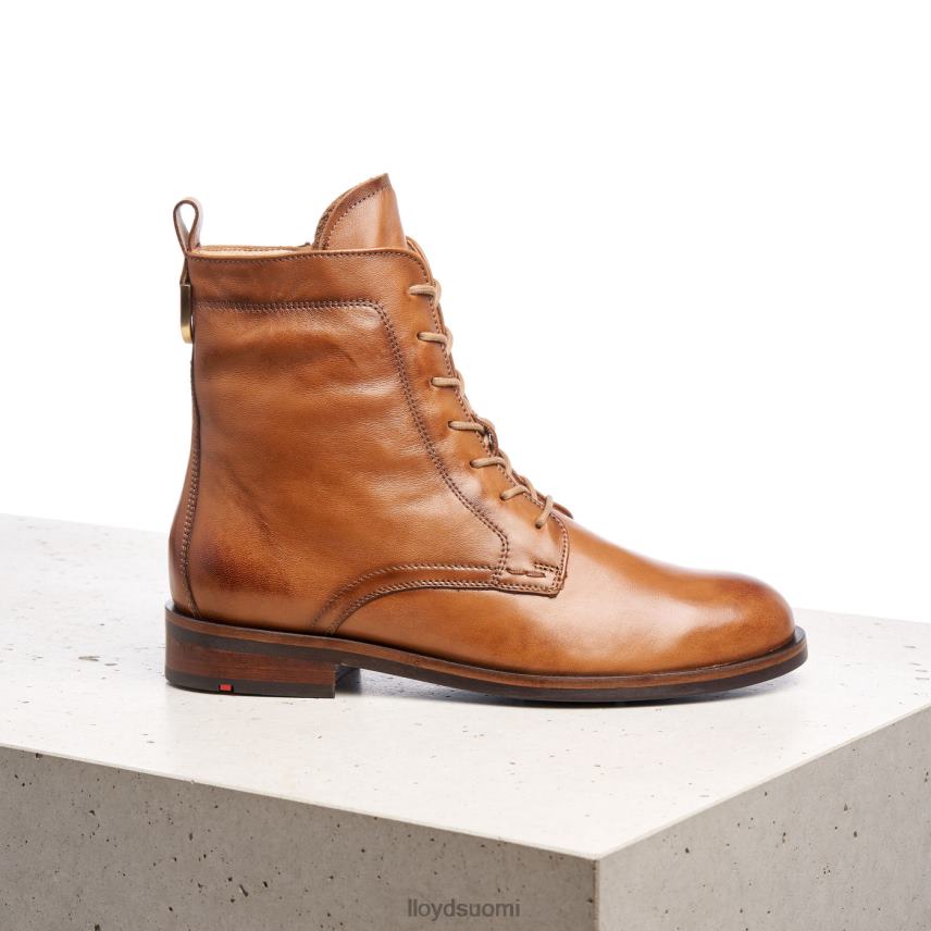 kenkiä LLOYD sileät nahkaiset nilkkurit ruskea naiset 2N8DX982