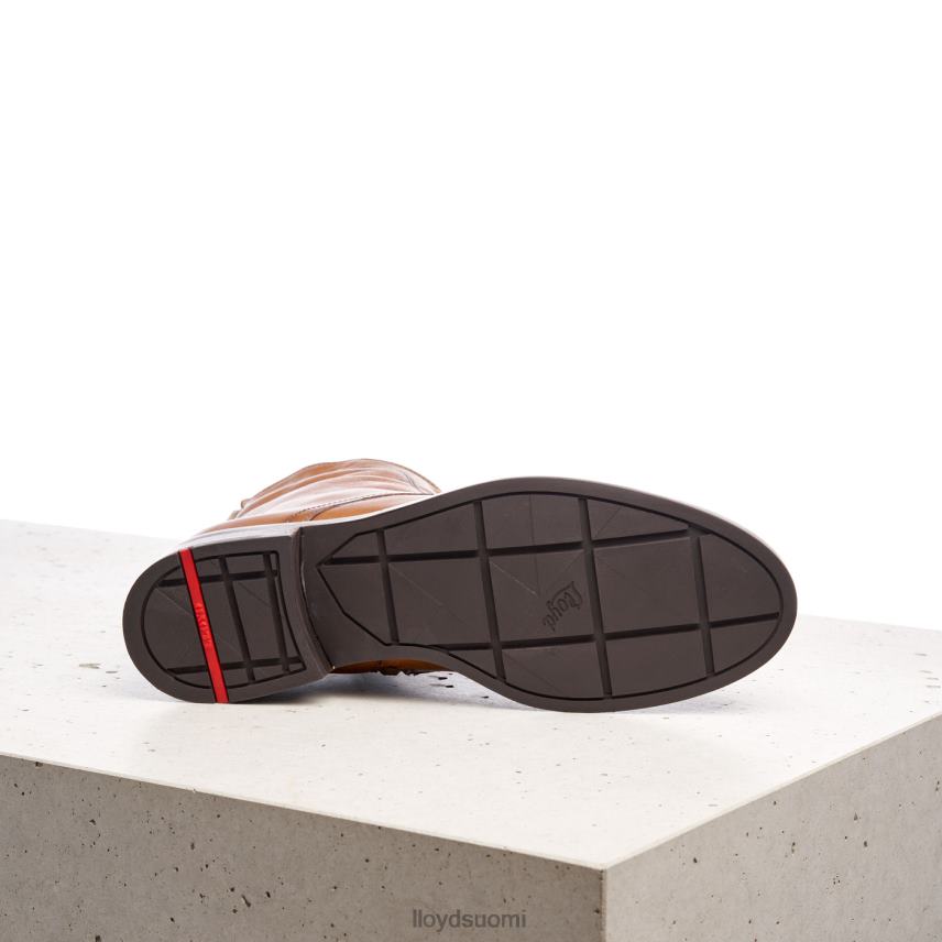 kenkiä LLOYD sileät nahkaiset nilkkurit ruskea naiset 2N8DX982