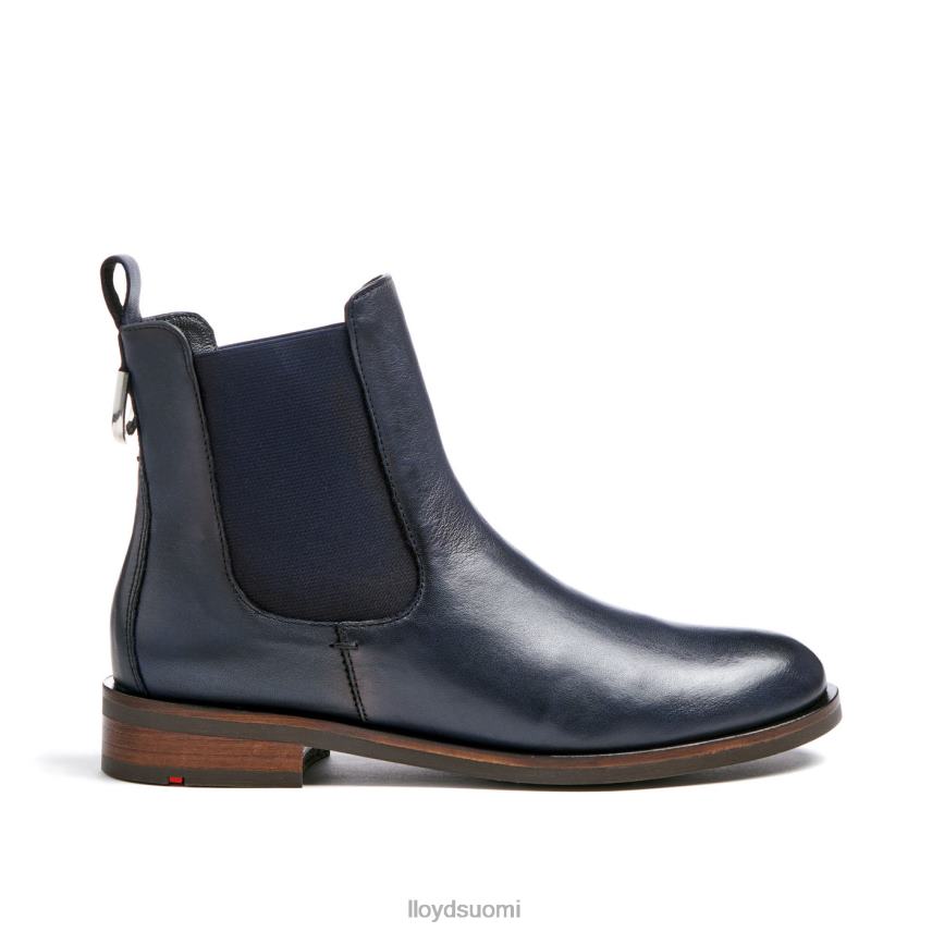 kenkiä LLOYD sileät nahkaiset nilkkurit sininen naiset 2N8DX934