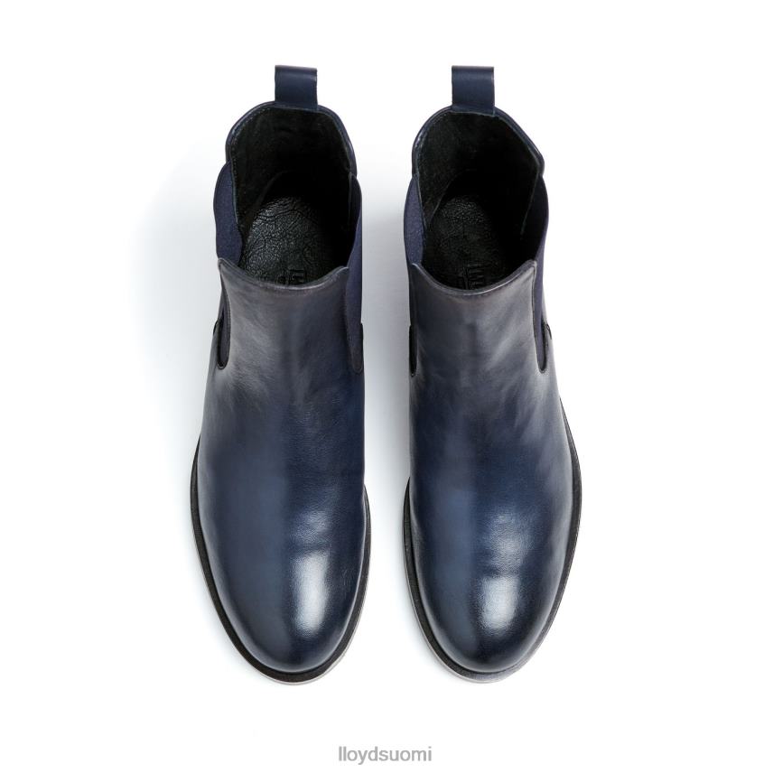 kenkiä LLOYD sileät nahkaiset nilkkurit sininen naiset 2N8DX934