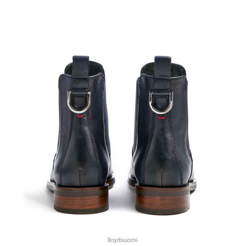 kenkiä LLOYD sileät nahkaiset nilkkurit sininen naiset 2N8DX934