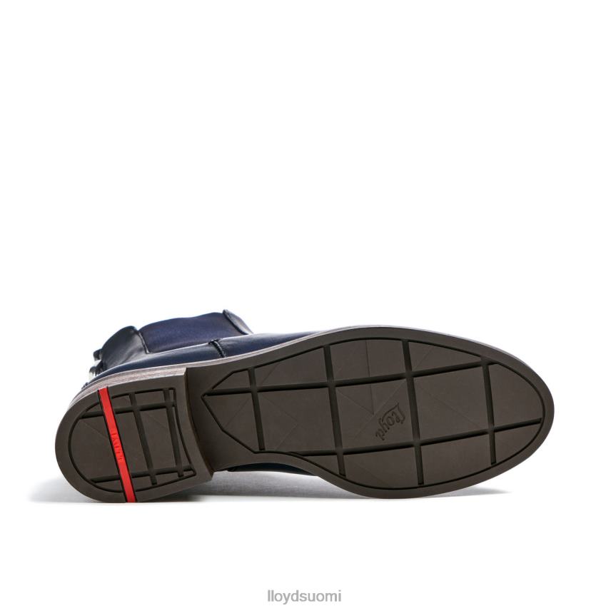 kenkiä LLOYD sileät nahkaiset nilkkurit sininen naiset 2N8DX934