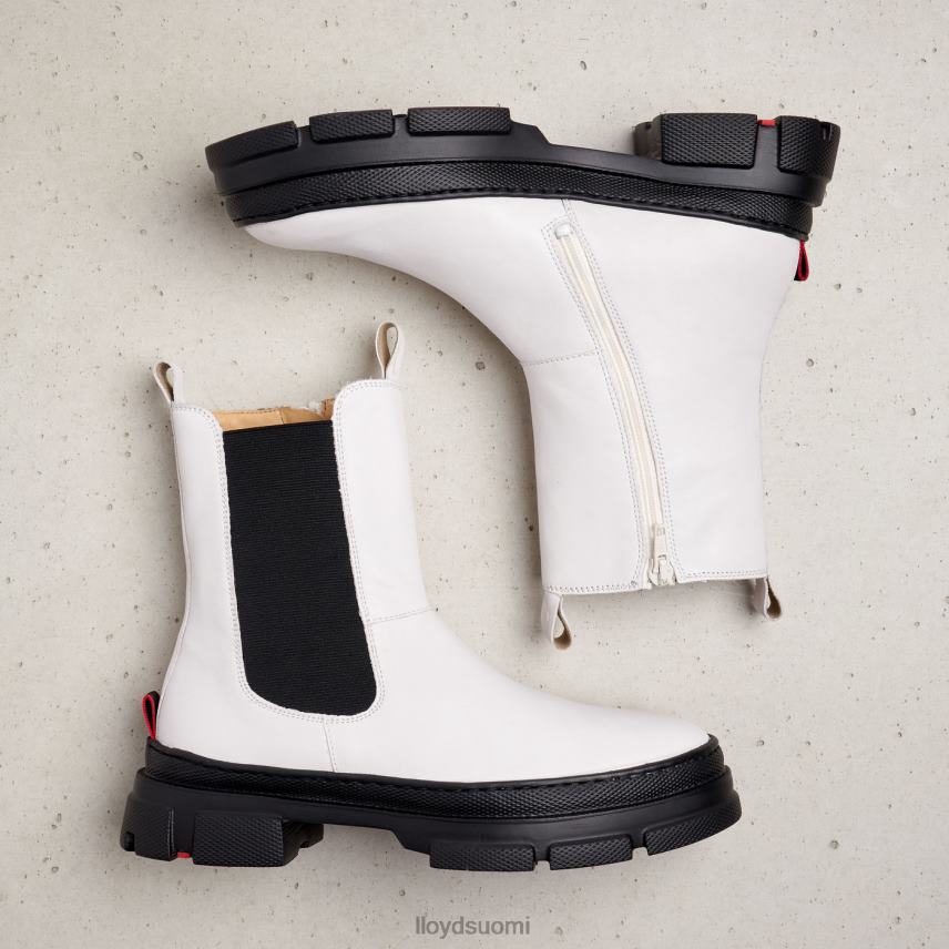 kenkiä LLOYD sileät nahkaiset nilkkurit valkoinen naiset 2N8DX875