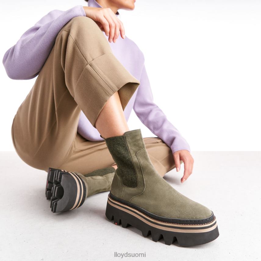 kenkiä LLOYD slip-on nilkkurit vihreä naiset 2N8DX945