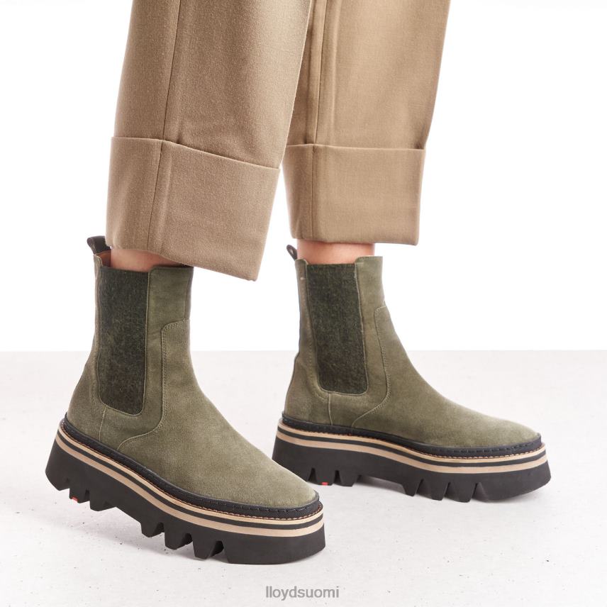 kenkiä LLOYD slip-on nilkkurit vihreä naiset 2N8DX945