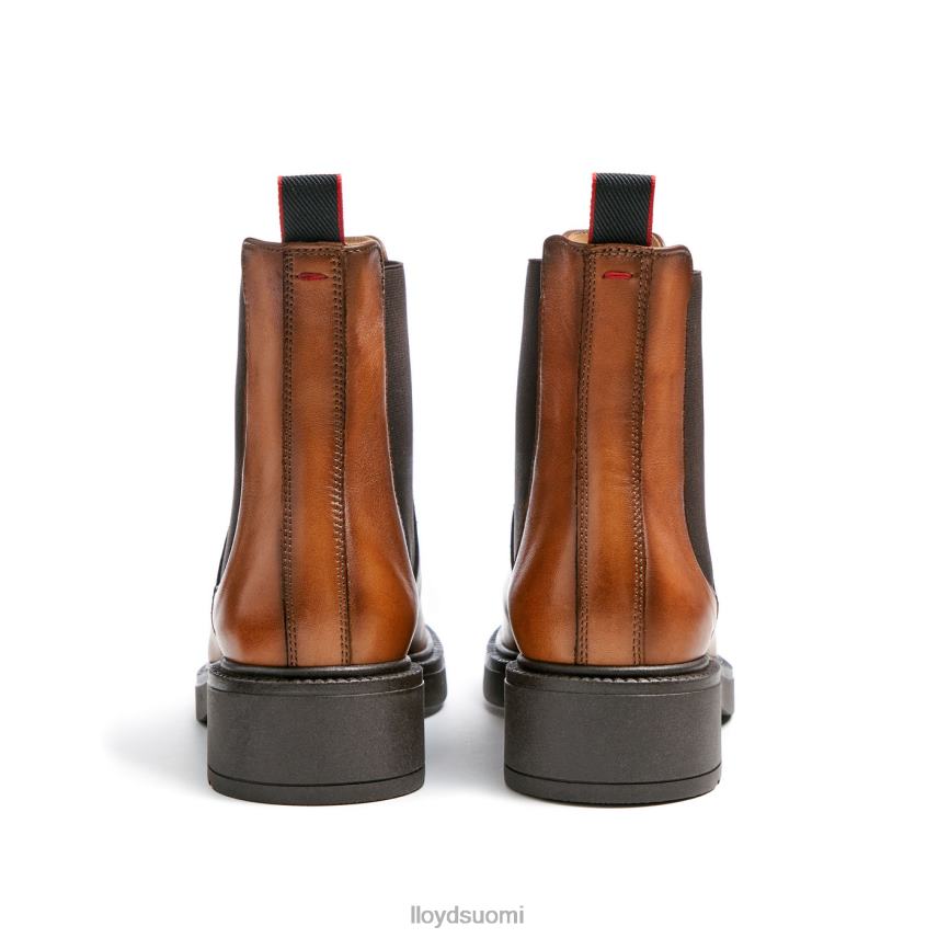 kenkiä LLOYD urheilullinen sileä nahkainen nilkkurit ruskea naiset 2N8DX894