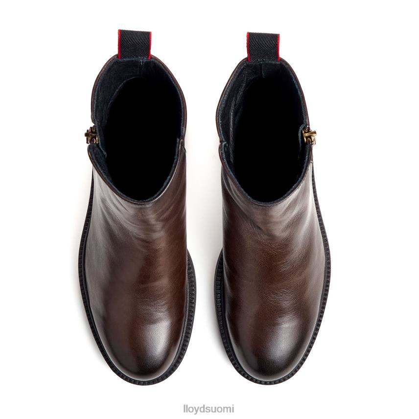 kenkiä LLOYD urheilullinen sileä nahkainen nilkkurit ruskea naiset 2N8DX896