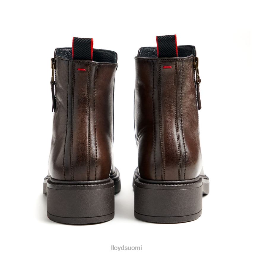 kenkiä LLOYD urheilullinen sileä nahkainen nilkkurit ruskea naiset 2N8DX896