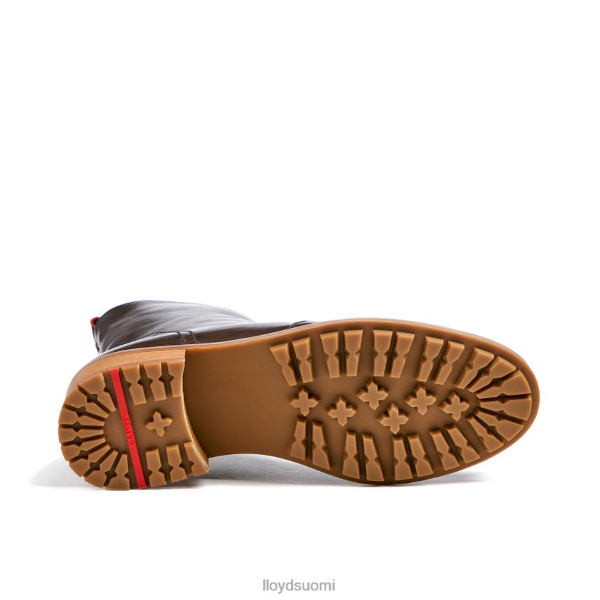 kenkiä LLOYD urheilullinen sileä nahkainen nilkkurit ruskea naiset 2N8DX902