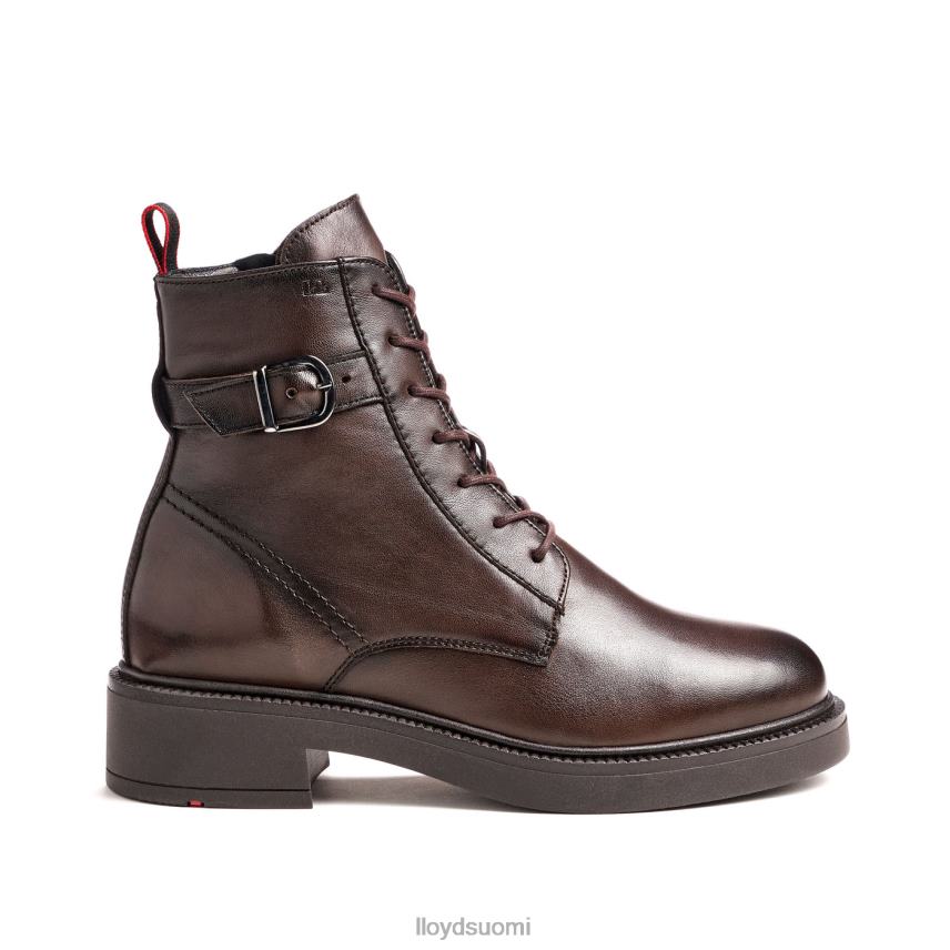 kenkiä LLOYD urheilullinen sileä nahkainen nilkkurit ruskea naiset 2N8DX951