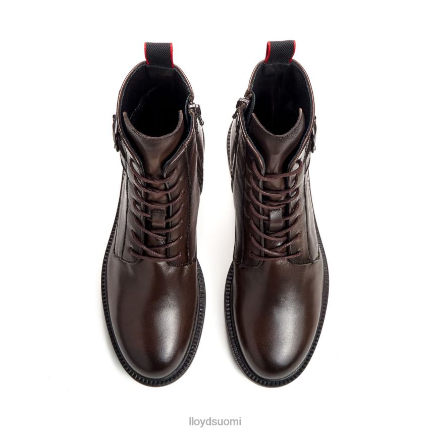 kenkiä LLOYD urheilullinen sileä nahkainen nilkkurit ruskea naiset 2N8DX951