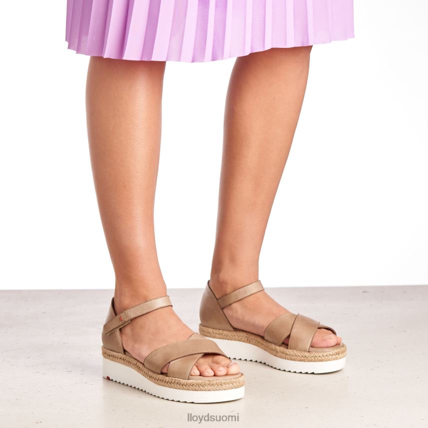 kenkiä LLOYD kiila sandaali beige naiset 2N8DX1229