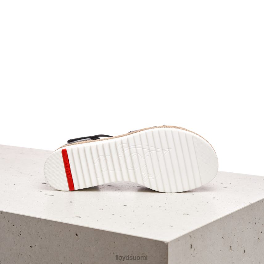 kenkiä LLOYD kiila sandaali musta naiset 2N8DX1242